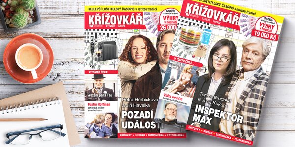 Roční předplatné časopisu 
Křížovkář i s doručením