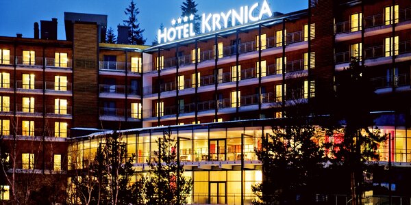 Pobyt v lázeňském městě 
Krynica-Zdrój: jídlo, wellness