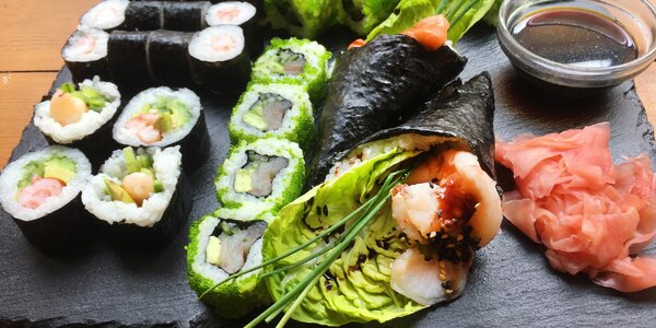 Sushi sety v nové restauraci 
u Hradu: 24–88 ks