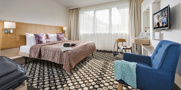 4* hotel kousek od centra 
Budapešti: snídaně i wellness