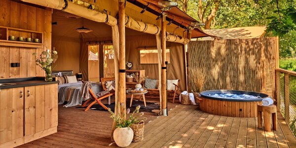 Luxusní glamping 
i s vířivkou u polské Energylandie