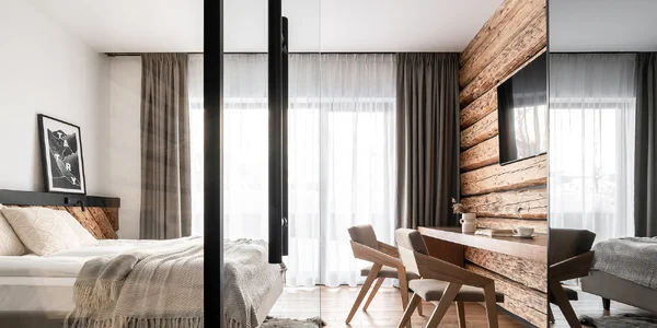 Apartmán typu Superior s krbem (39 m²)