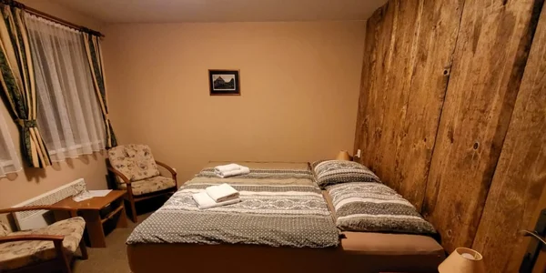Dvoulůžkový pokoj s výhledem do přírody