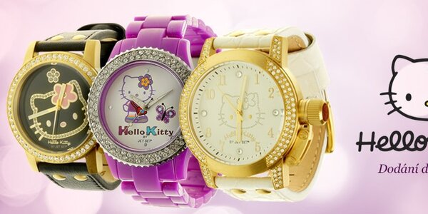 Hravé hodinky Hello Kitty