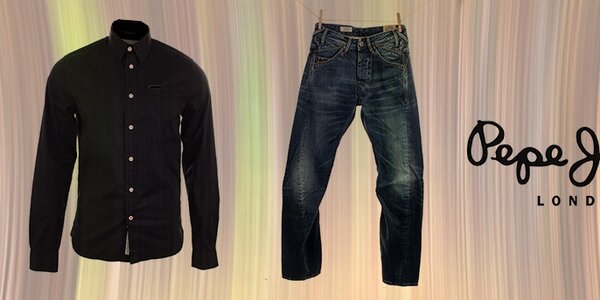 Značková denimová móda Pepe Jeans