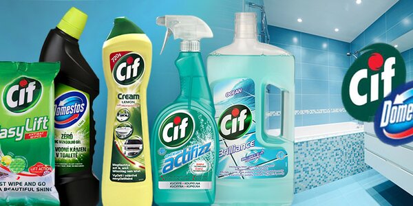 Domestos a Cif - dokonale čistá domácnost