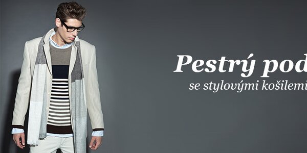 Pánské košile a svetry skladem již od 399,-