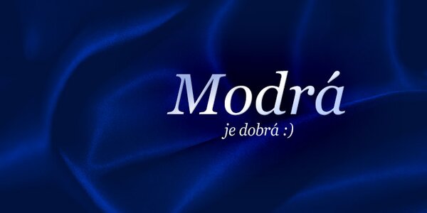 Móda v odstínech modré skladem již od 249,-