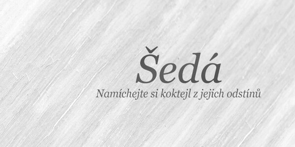 Móda v odstínech šedé skladem již od 299,-