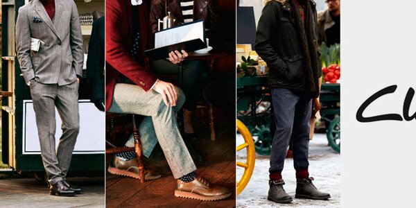 Elegantní a pohodlné pánské boty Clarks