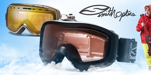 Stylové lyžařské brýle Smith Optics již od 499,-