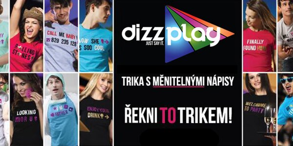 Vytvořte si originální tričko s Dizzplay