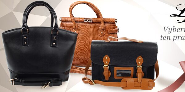 Stylové kabelky London Fashion již od 299,-