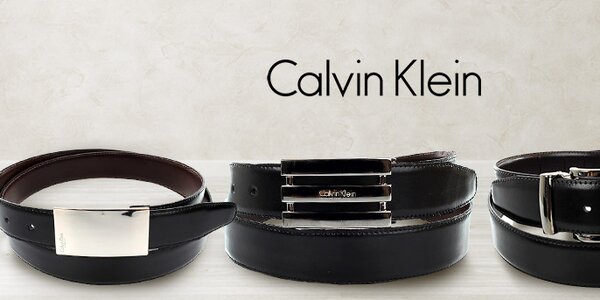 Nadčasově elegantní pánské pásky Calvin Klein