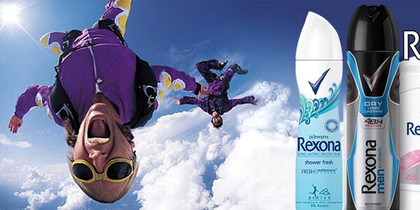 Rexona aktivní život pro něho i pro ni - nezradí tě
