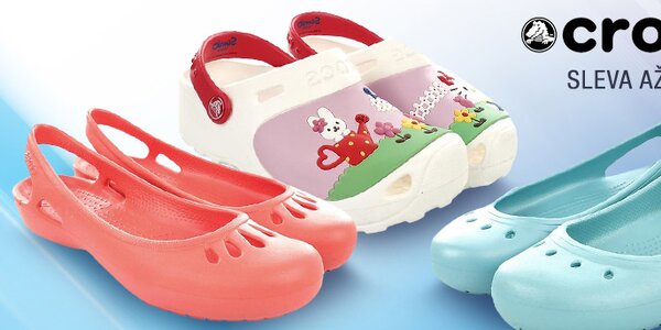 Pohodlné a lehoučké dámské a dětské boty Crocs