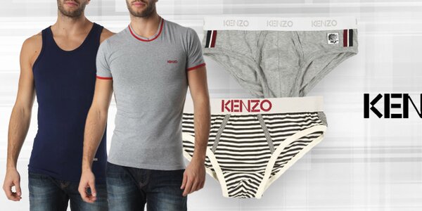 Pohodlné pánské spodní prádlo, trička a tílka Kenzo
