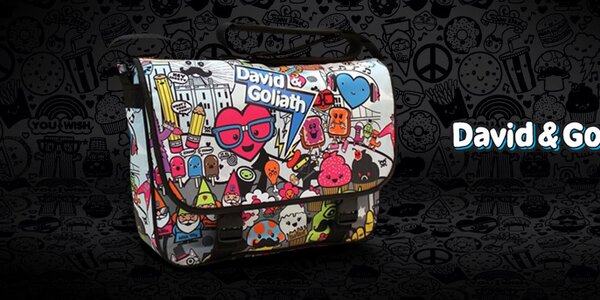 David&Goliath - tašky, batohy a doplňky s vtipnými potisky