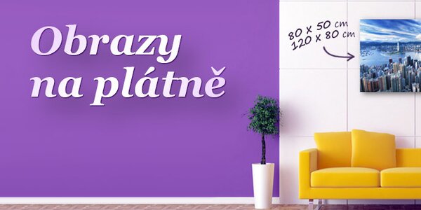 Nádherné obrazy na plátně