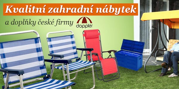 Vysoce kvalitní zahradní nábytek a doplňky české firmy Doppler