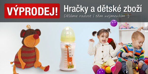 VÝPRODEJ! Hračky a dětské zboží