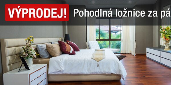 VÝPRODEJ! Matrace a povlečení pro sladké spaní