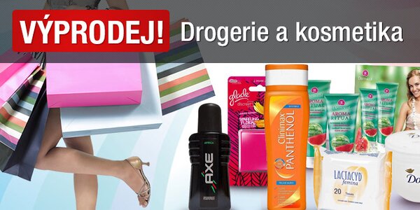 VÝPRODEJ! Drogerie a kosmetika