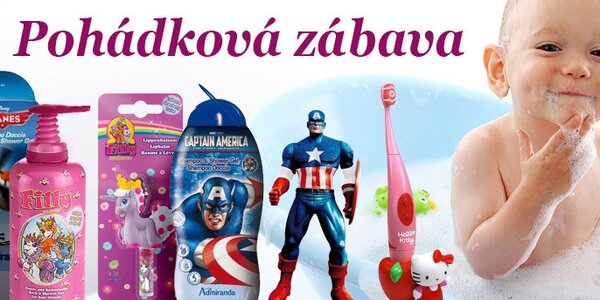 Pohádková zábava pro děti v koupelně