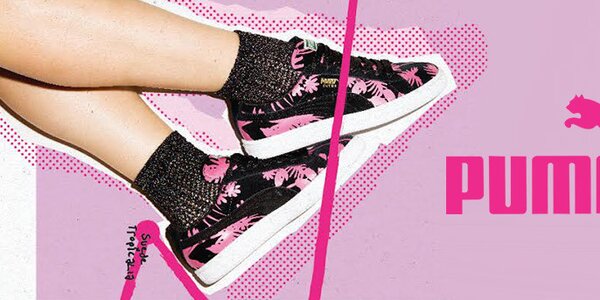 Stylové dámské boty a oblečení Puma