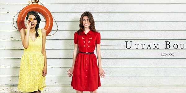 Šmrncovní šaty, halenky a svetříky Uttam Boutique