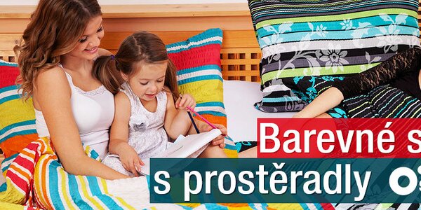 Barevná prostěradla O'Style