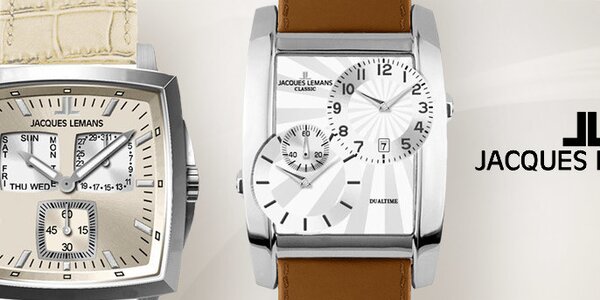 Je čas na elegantní pánské hodinky Jacques Lemans