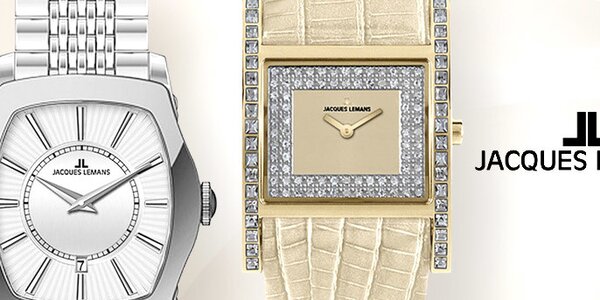 Je čas na elegantní dámské hodinky Jacques Lemans