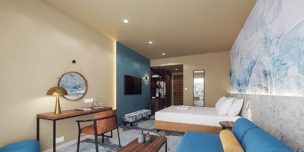 Rodinný pokoj Comfort s výhledem na park (25 m²)