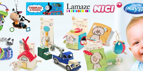 Hračky Lamaze, Playgro a Nici pro správný vývoj miminka