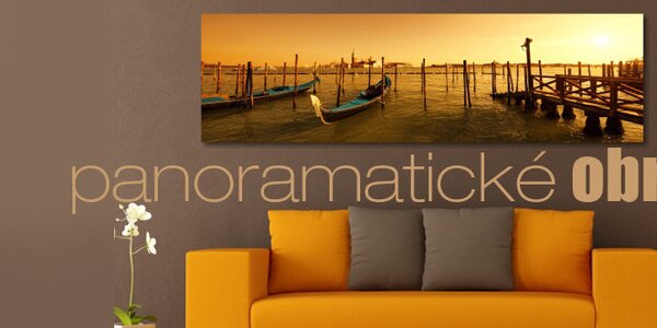 Nádherné panoramatické obrazy na plátně