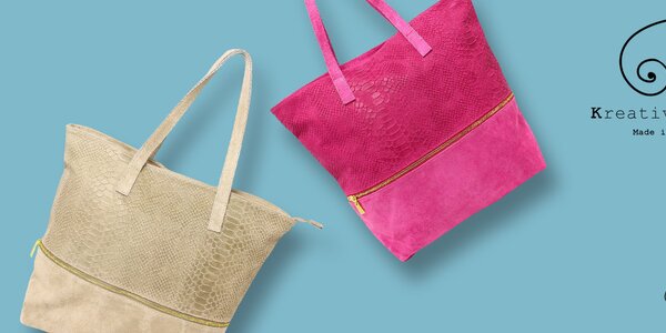 Elegantní i stylové kožené kabelky Kreativa Bags