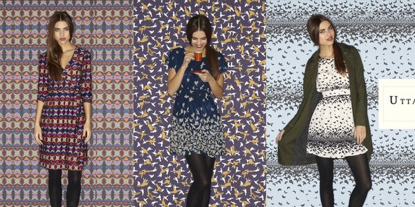 Dámské vzorované šaty a svetříky Uttam Boutique