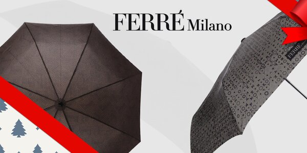 Kamarád do deště - pánské deštníky Ferré Milano