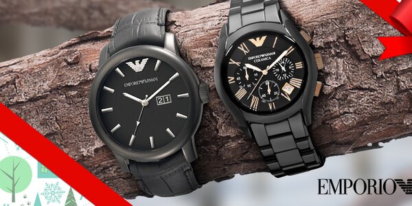 Nadělte luxusní pánské hodinky Emporio Armani