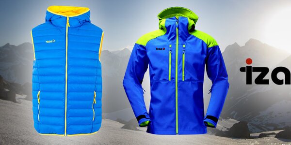 Funkční a barevné outdoorové oblečení pro muže Izas