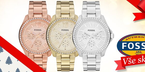 Darujte k Vánocům okouzlující dámské hodinky Fossil
