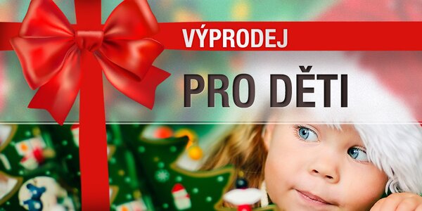 Vánoční výprodej – hračky a zábavné doplňky pro děti