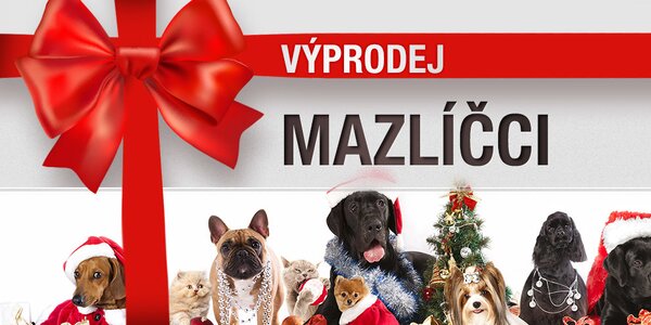 Vánoční výprodej zboží pro zvířecí miláčky