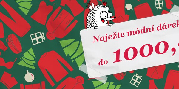 Tipy na vánoční dárky do 1000 Kč - vše skladem