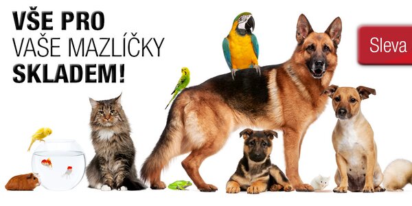 Výprodej zboží pro zvířecí miláčky
