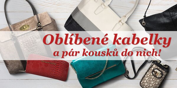 Dopřejte si novou kabelku či peněženku - vše skladem!