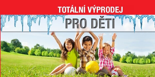 Výprodej hraček a hravých potřeb pro děti