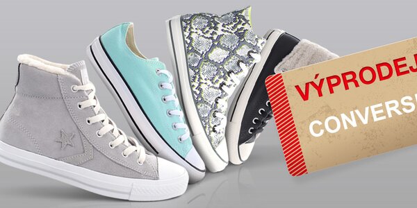Výprodej oblíbených tenisek Converse - vše skladem
