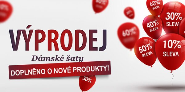 Okouzlující dámské šaty - vše skladem